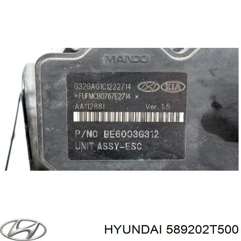 589202T500 Hyundai/Kia módulo hidráulico abs