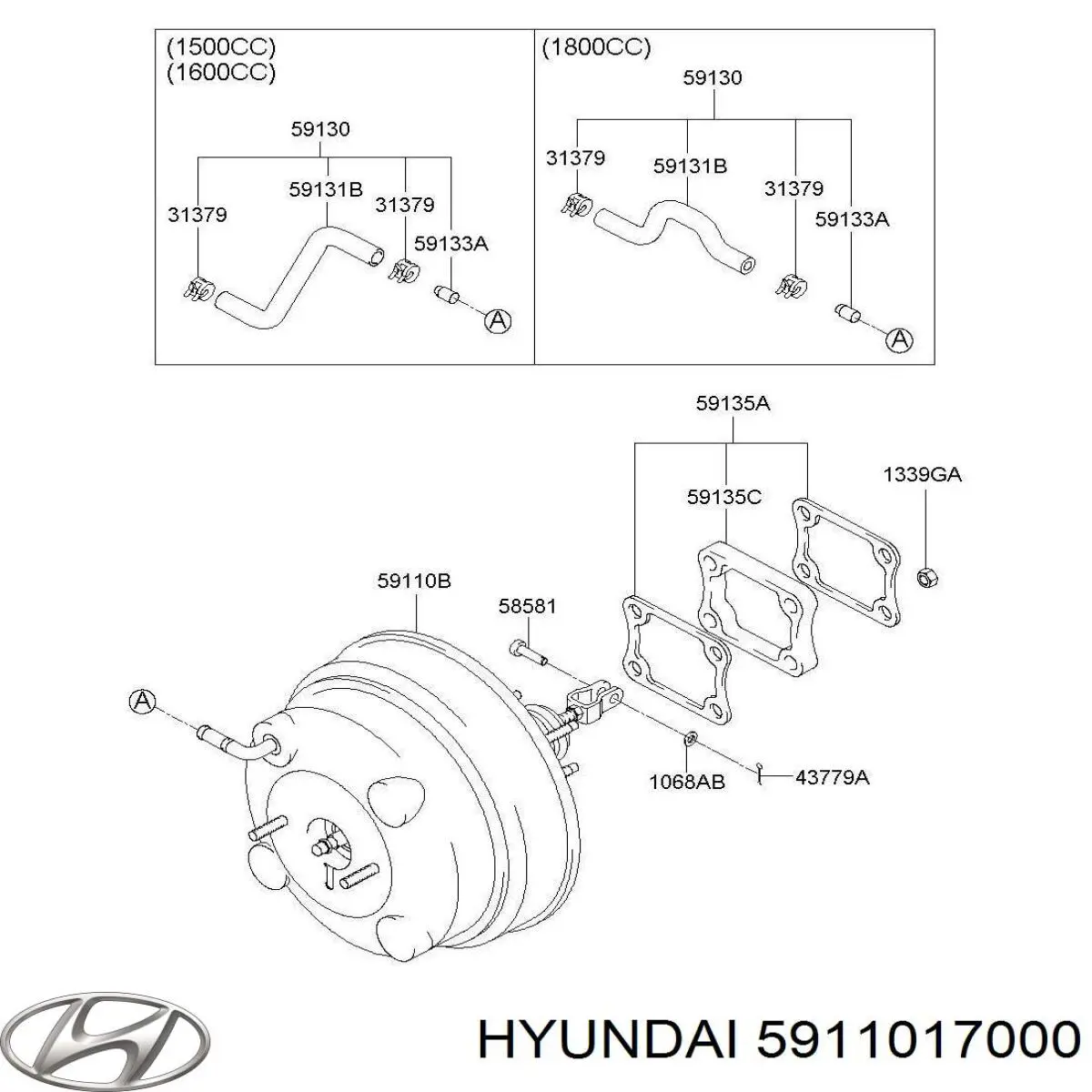 Servofreno Hyundai Matrix monovolumen (FC) (2001 - 2005) precio, desde 75,50 EUR