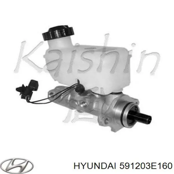 591203E160 Hyundai/Kia Cilindro principal de frenos