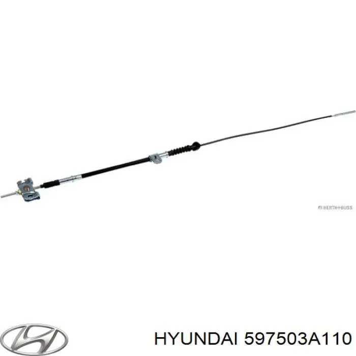 Cable de freno de mano delantero para Hyundai Trajet (FO)