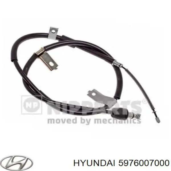 Cable de freno de mano trasero izquierdo 5976007410 Hyundai/Kia