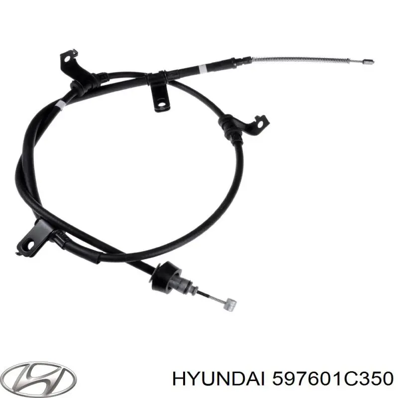 597601C350 Hyundai/Kia cable de freno de mano trasero izquierdo