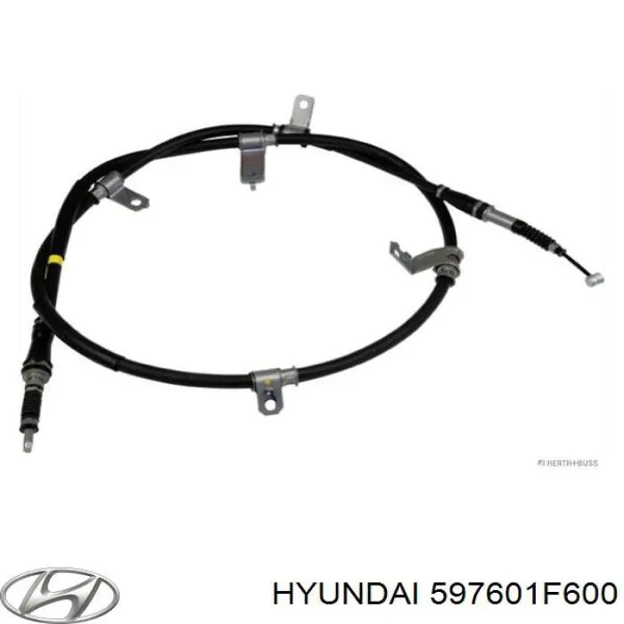 597601F600 Hyundai/Kia cable de freno de mano trasero izquierdo