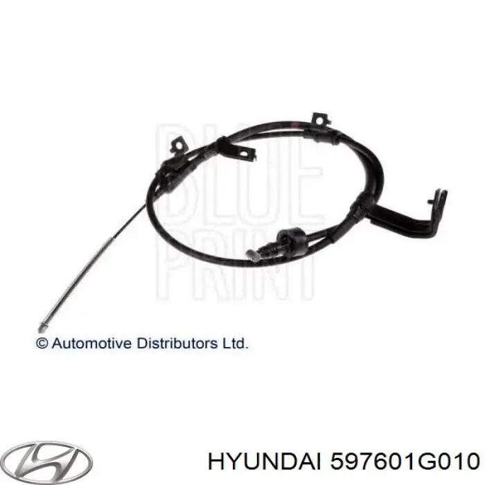 597601G010 Hyundai/Kia cable de freno de mano trasero izquierdo