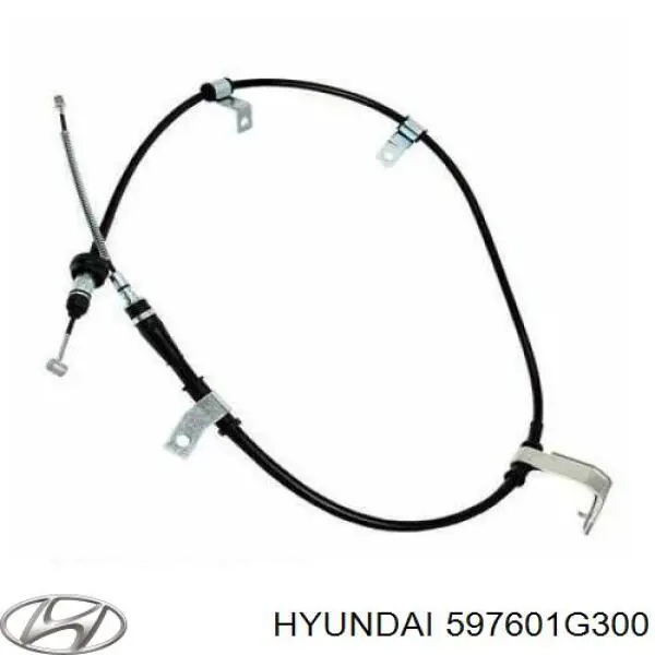 597601G300 Hyundai/Kia cable de freno de mano trasero izquierdo