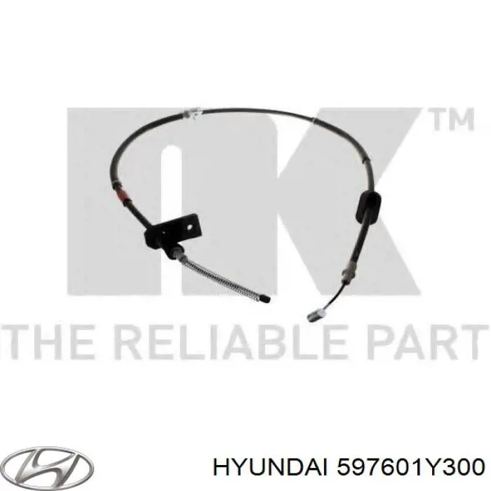 597601Y300 Hyundai/Kia cable de freno de mano trasero izquierdo