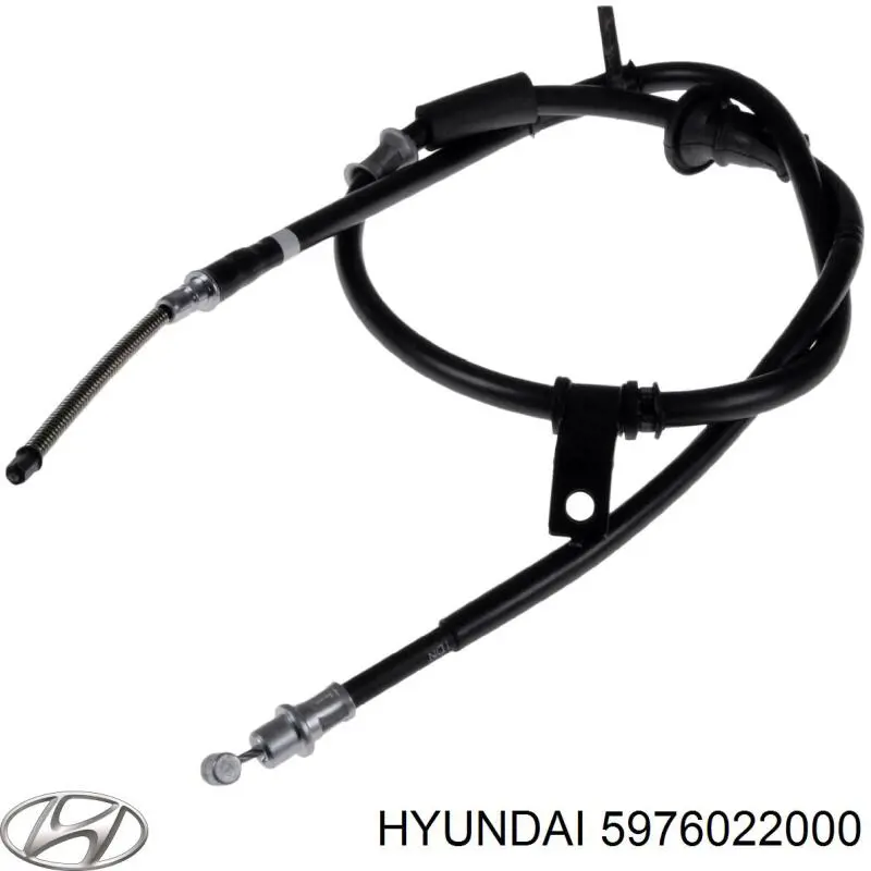 5976022000 Hyundai/Kia cable de freno de mano trasero izquierdo