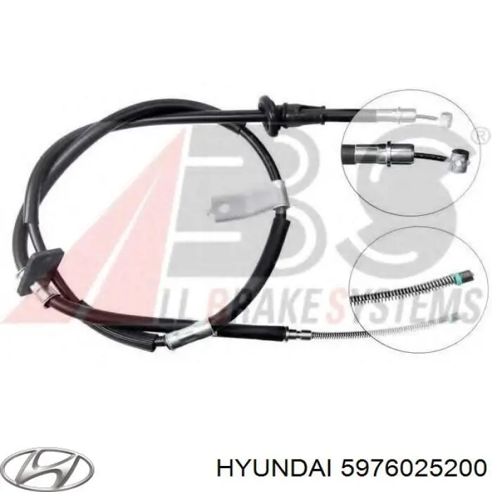Comprar 5976025200 Hyundai/Kia Cable de freno de mano trasero izquierdo
