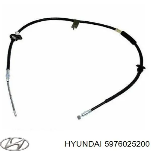5976025200 Hyundai/Kia cable de freno de mano trasero izquierdo
