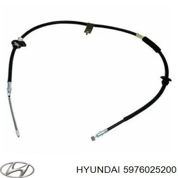 68437156AA Chrysler cable de freno de mano trasero izquierdo