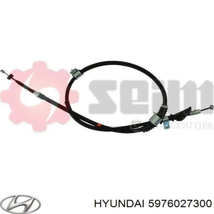 Cable de freno de mano trasero izquierdo para Hyundai Coupe (RD)