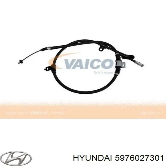 5976027301 Hyundai/Kia cable de freno de mano trasero izquierdo