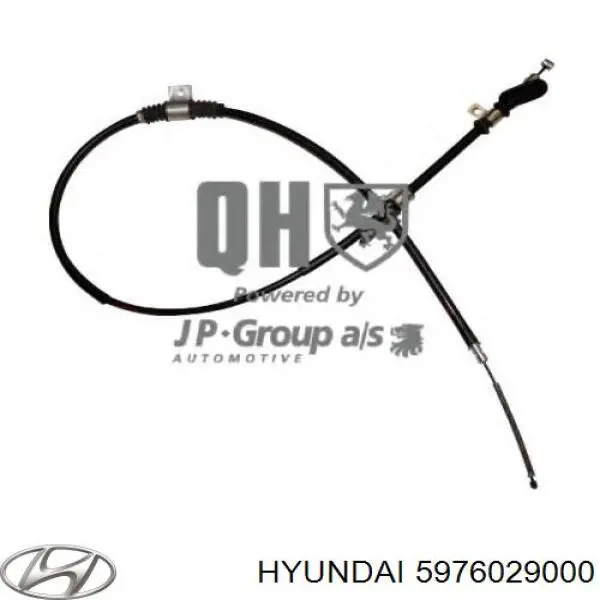 Cable de freno de mano trasero izquierdo Hyundai Lantra 2 