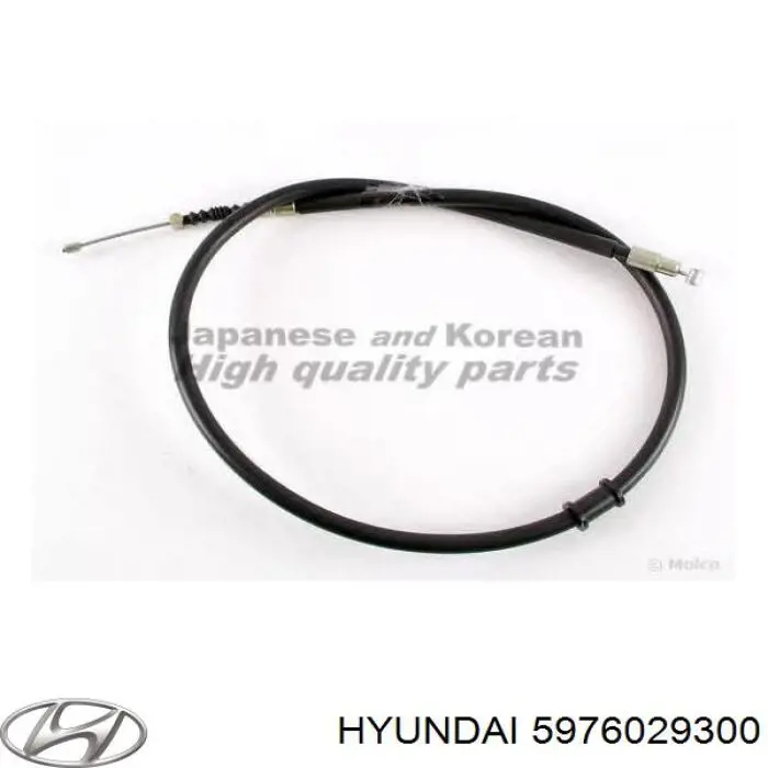 Cable de freno de mano trasero izquierdo para Hyundai Lantra 