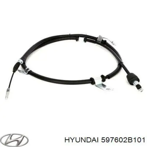 597602B100 Hyundai/Kia cable de freno de mano trasero izquierdo