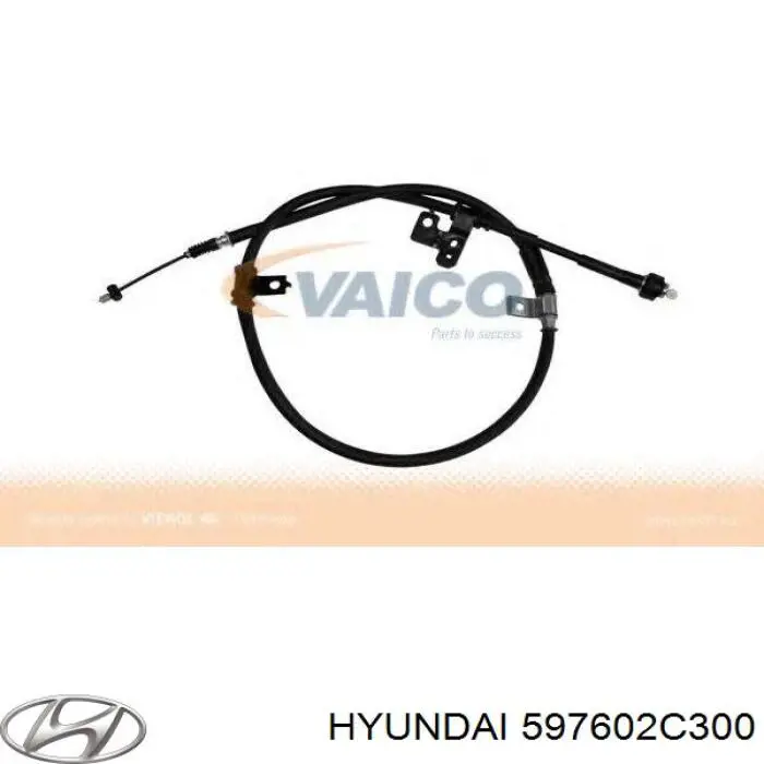 Cable de freno de mano trasero izquierdo para Hyundai Coupe (GK)