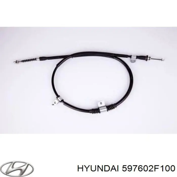 597602F100 Hyundai/Kia cable de freno de mano trasero izquierdo