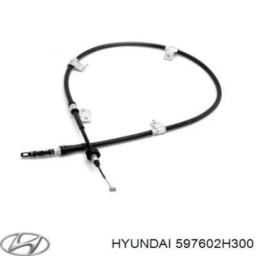 597602H300 Hyundai/Kia cable de freno de mano trasero izquierdo