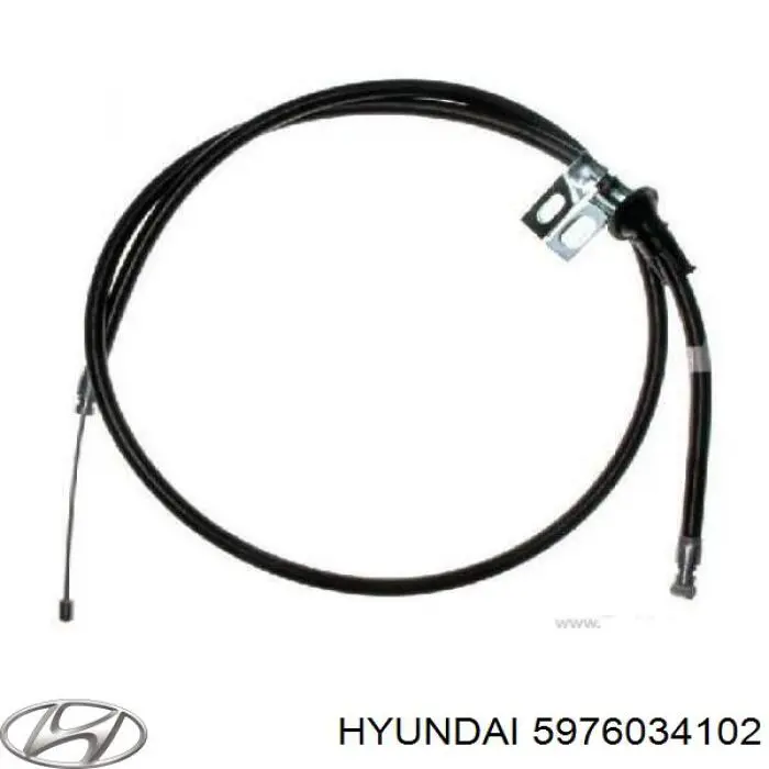 5976034102 Hyundai/Kia cable de freno de mano trasero izquierdo