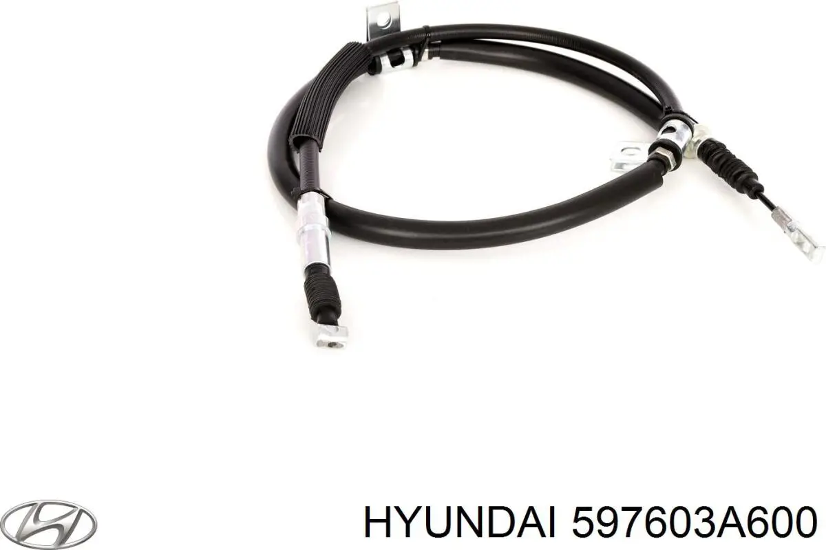 597603A600 Hyundai/Kia cable de freno de mano trasero izquierdo