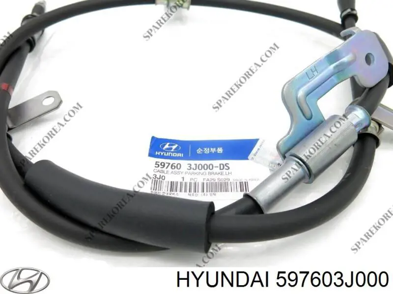 597603J000 Hyundai/Kia cable de freno de mano trasero izquierdo