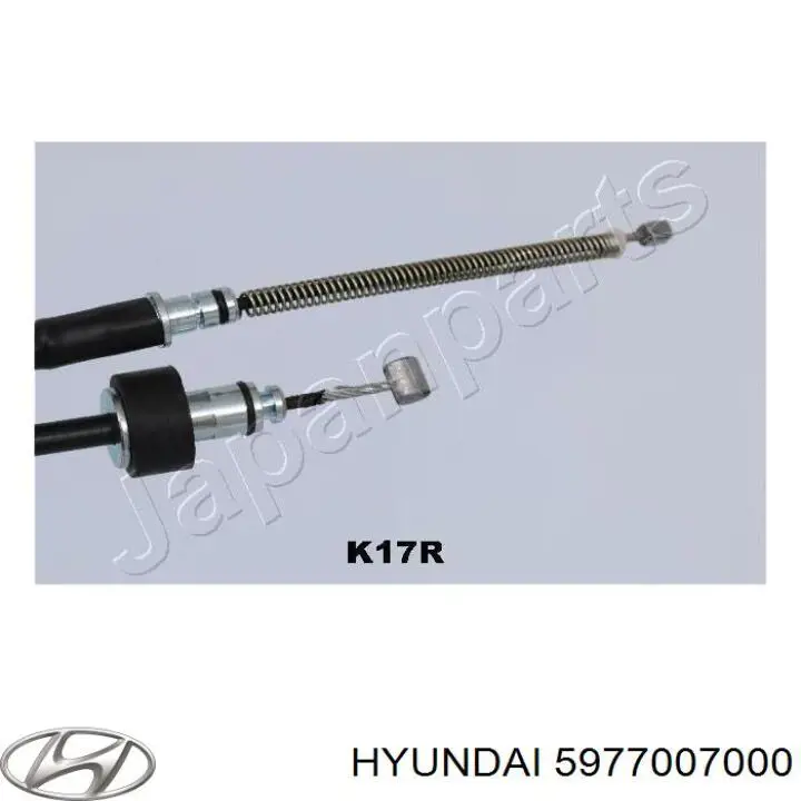 Cable de freno de mano trasero derecho Hyundai/Kia 5977007000 precio, desde 23,11 EUR