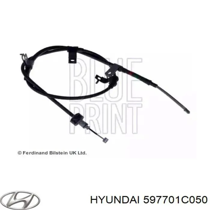 597701C050 Hyundai/Kia cable de freno de mano trasero derecho