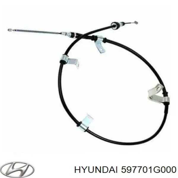597701G000 Hyundai/Kia cable de freno de mano trasero derecho