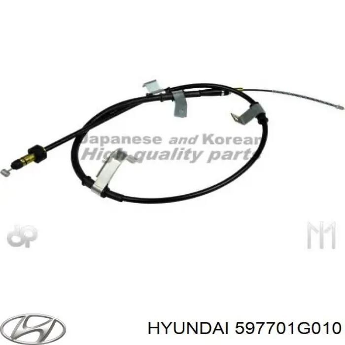 597701G010 Hyundai/Kia cable de freno de mano trasero derecho