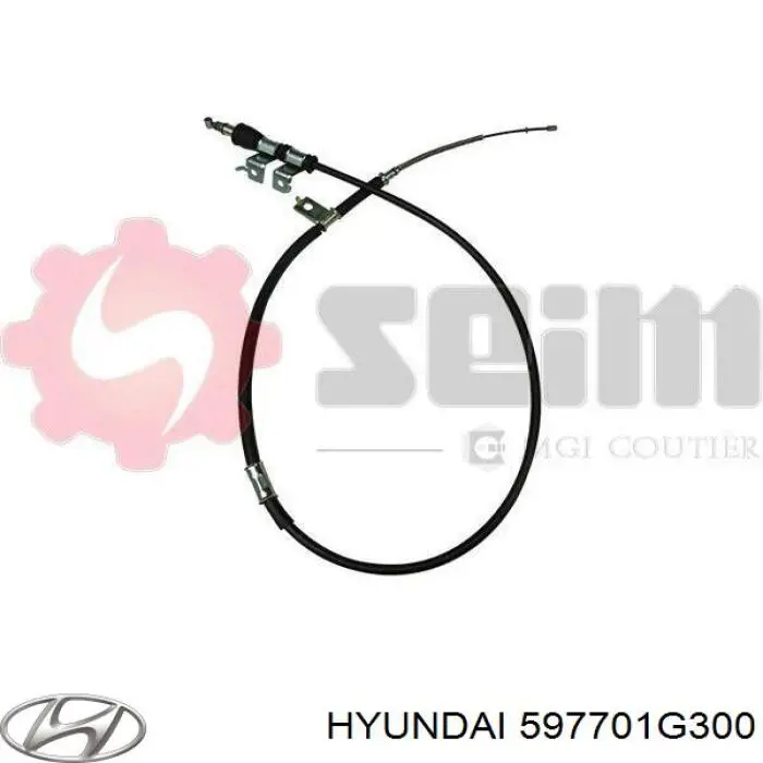 Cable de freno de mano trasero derecho Hyundai/Kia 597701G300 precio, desde 27,51 EUR