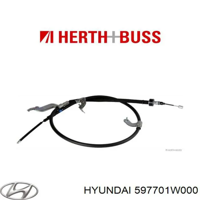 8140181145 Triscan cable de freno de mano trasero derecho