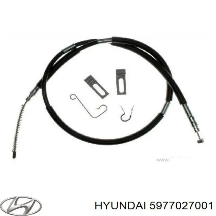 5977027001 Hyundai/Kia cable de freno de mano trasero derecho