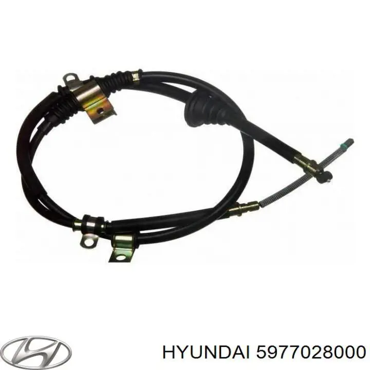 5977028000 Hyundai/Kia cable de freno de mano trasero derecho