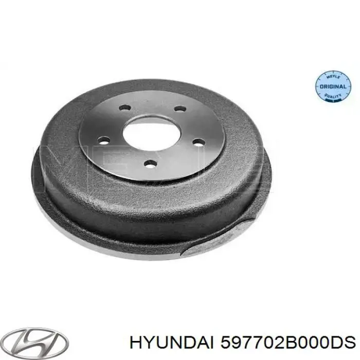 597702B000DS Hyundai/Kia cable de freno de mano trasero derecho