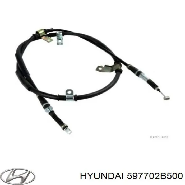 597702B500 KAP cable de freno de mano trasero derecho