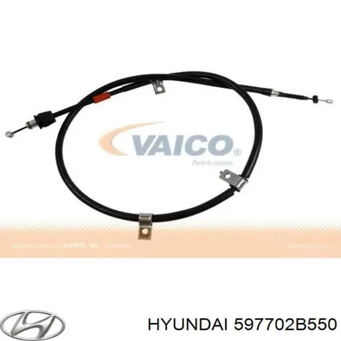 1987482760 Bosch Cable de freno de mano trasero derecho
