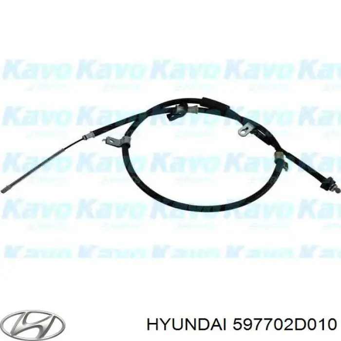 59770-2D010 Hyundai/Kia cable de freno de mano trasero derecho