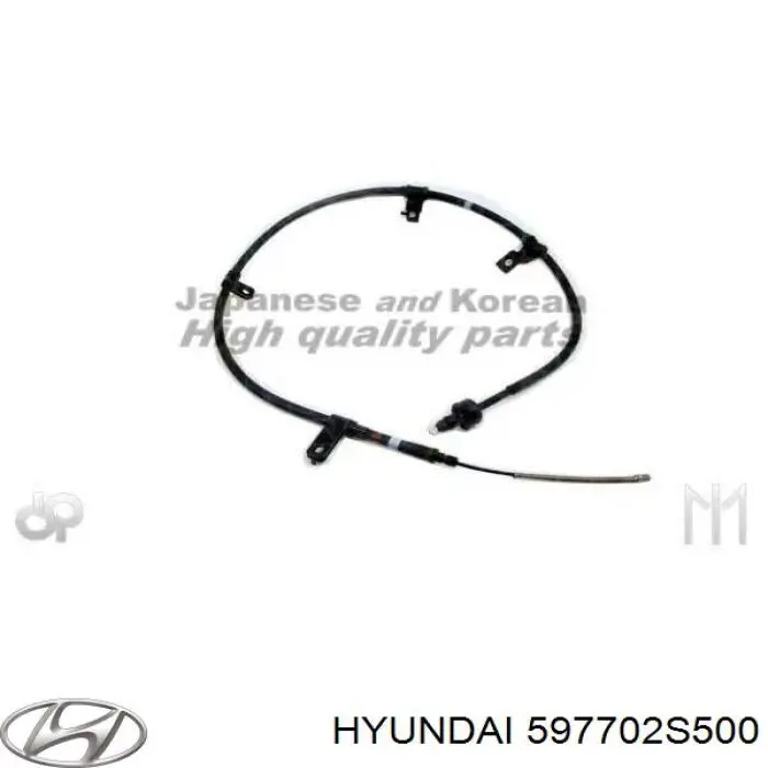 597702S500 Hyundai/Kia cable de freno de mano trasero derecho