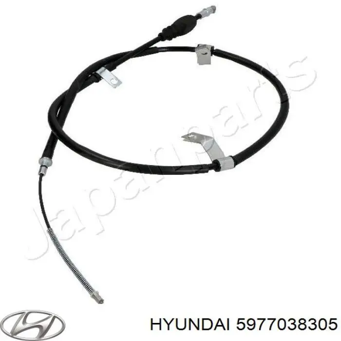 5977038305 Hyundai/Kia cable de freno de mano trasero derecho