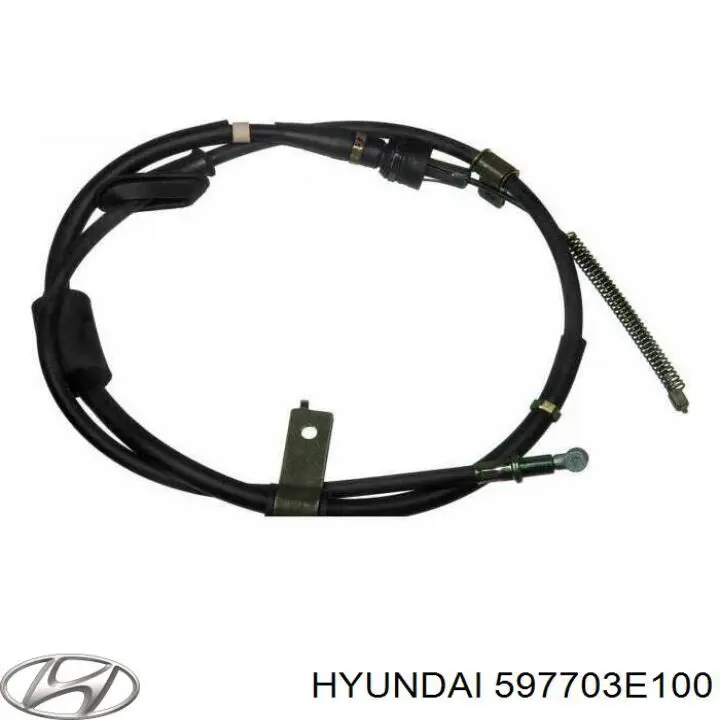 597703E100 Hyundai/Kia cable de freno de mano trasero derecho