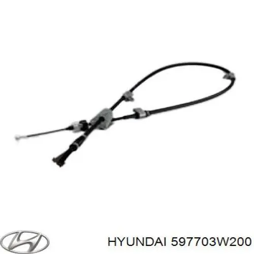Cable de freno de mano trasero derecho Hyundai/Kia 597703W200 precio, desde 31,32 EUR