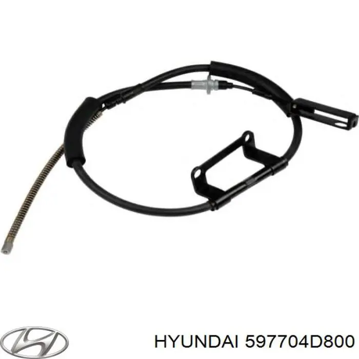 597704D800 Hyundai/Kia cable de freno de mano trasero derecho