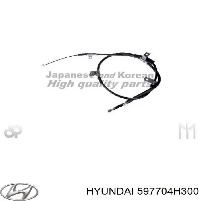 Cable de freno de mano trasero derecho Hyundai/Kia 597704H300 precio, desde 26,89 EUR