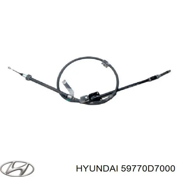Cable de freno de mano trasero derecho para Hyundai Tucson (TL)