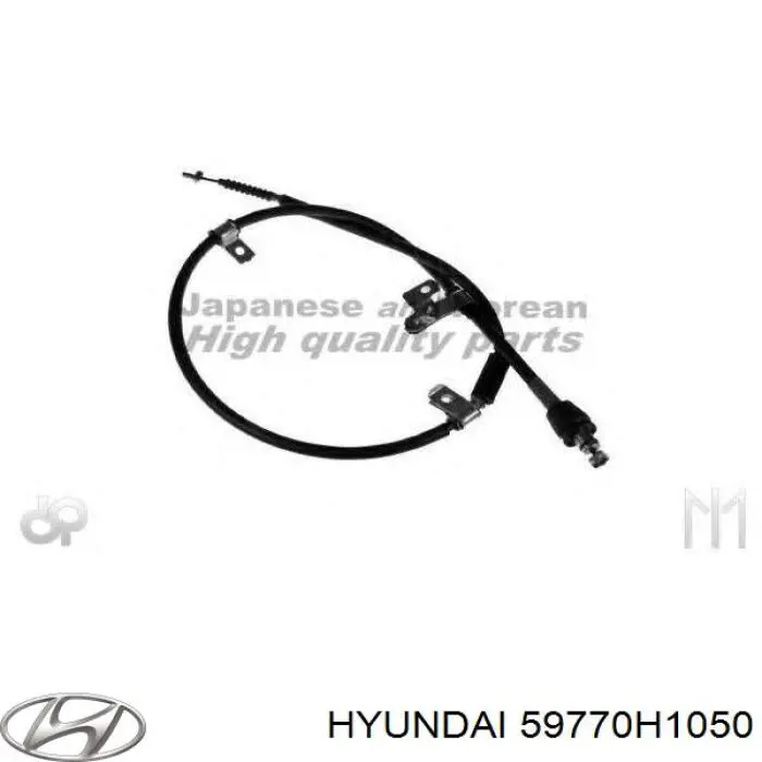 59770H1050 Hyundai/Kia cable de freno de mano trasero derecho