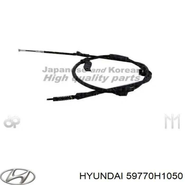 Cable de freno de mano trasero derecho 59770H1000 Hyundai/Kia