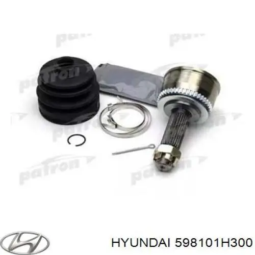 598101H300 Hyundai/Kia sensor abs delantero izquierdo