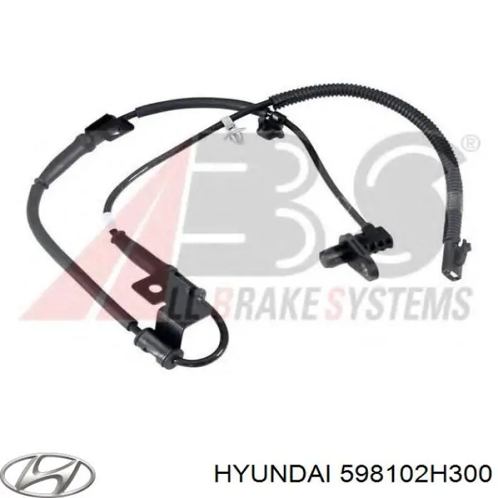 598102H300 Hyundai/Kia sensor abs delantero izquierdo