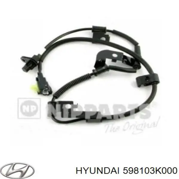 Sensor revoluciones de la rueda, delantero izquierdo para Hyundai Sonata (NF)