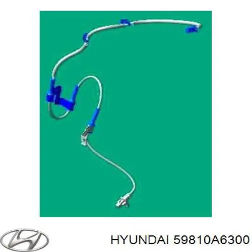 59810A6300 Hyundai/Kia sensor abs delantero izquierdo